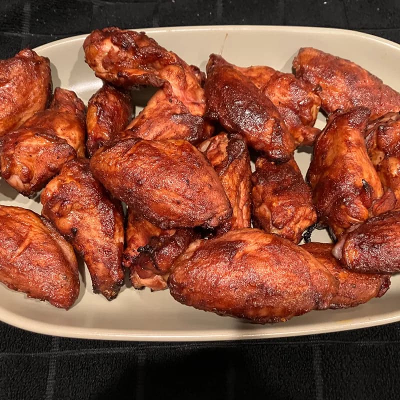 Smoked Honey BBQ Chicken Wings