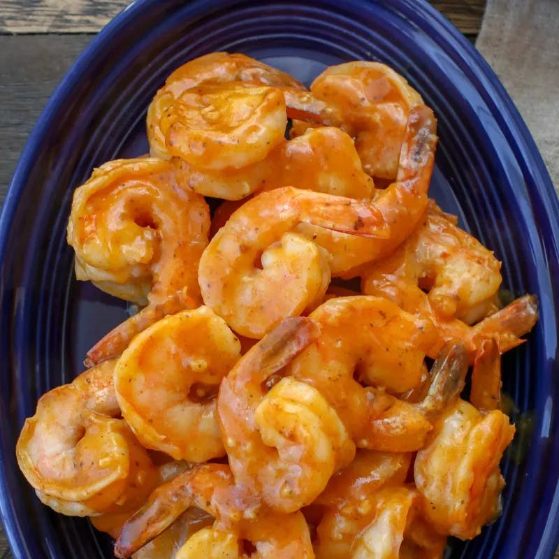 Orange-Garlic Shrimp with Sweet Peas