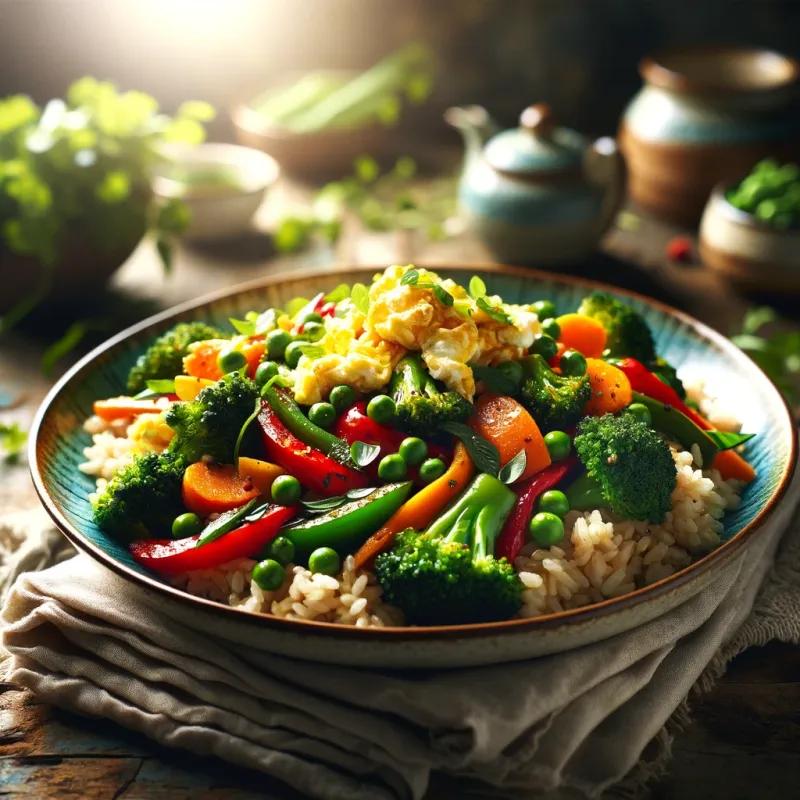 Veggie Rice Scramble