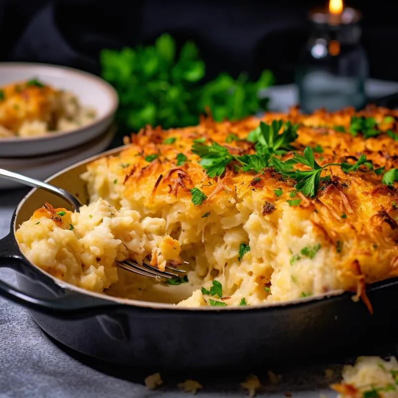 Creamy Potato Rice Casserole