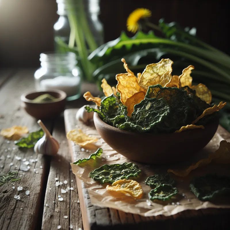 Dandylicious Dandelion Crisps