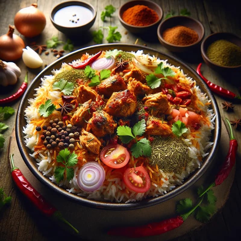 Spicy Fusion Biryani