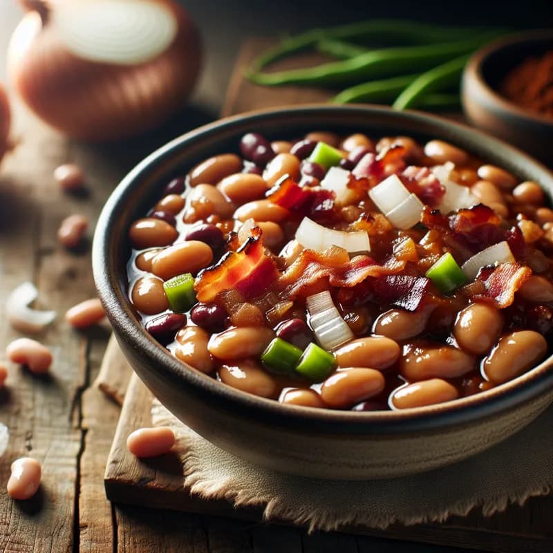 Sweet and Smoky BBQ Baked Beans