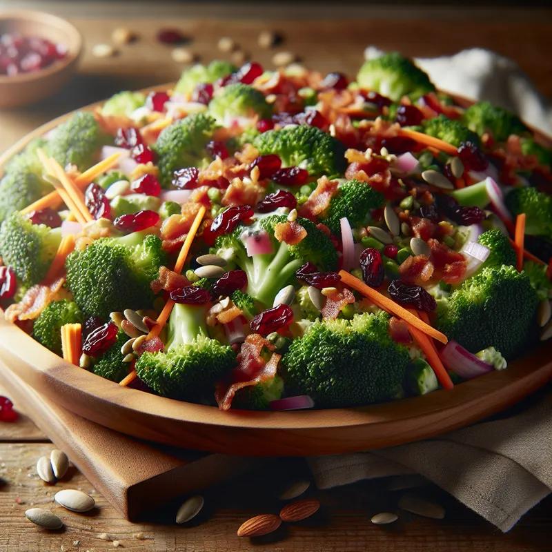 Fresh Broccoli and Cranberry Salad