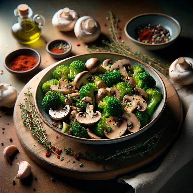 Savory Mushroom Broccoli Medley