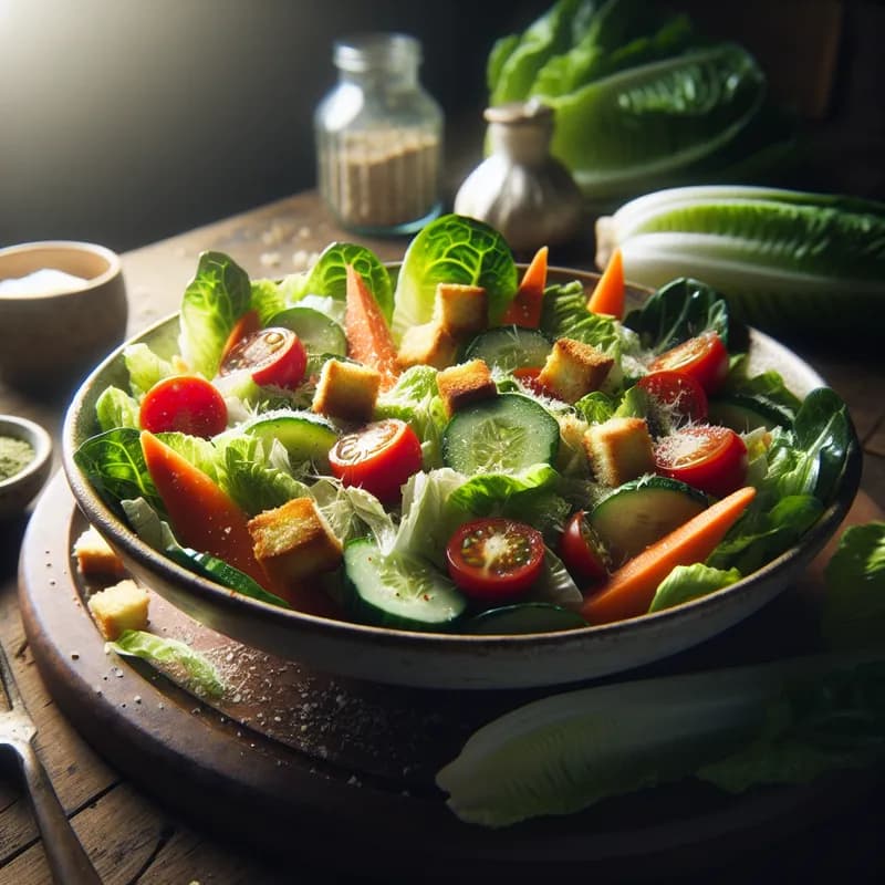 Refreshing Garden Caesar Gem Salad