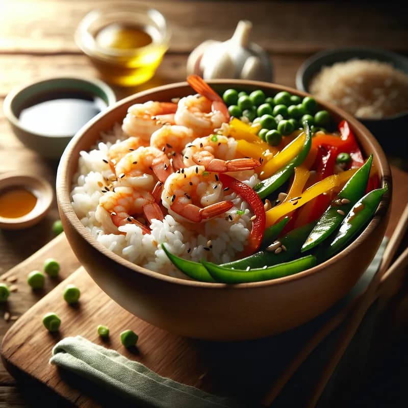 Zesty Shrimp Rice Bowl