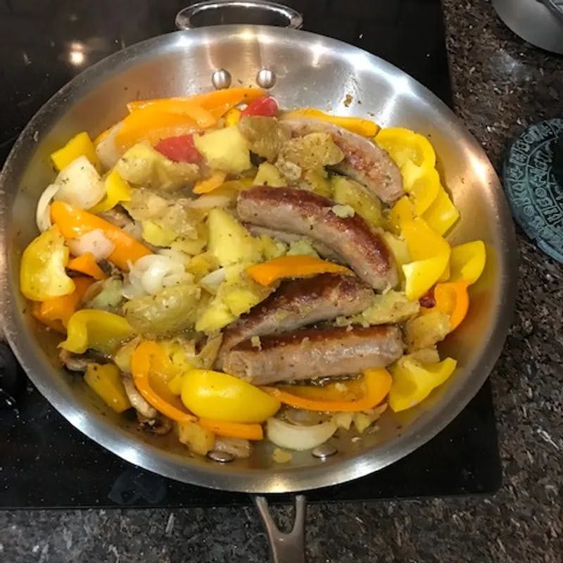 Hearty Sausage & Pepper Skillet