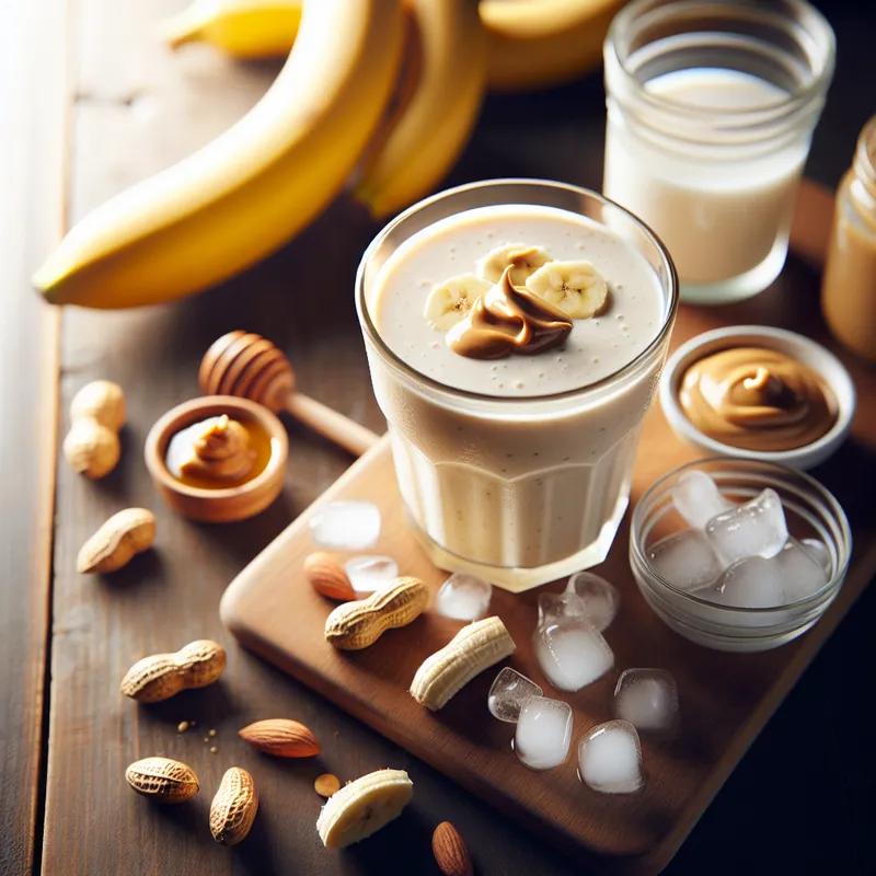 Creamy Banana Peanut Butter Smoothie