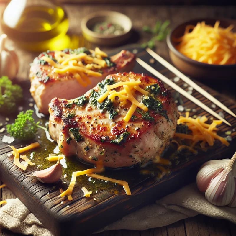 Succulent and Stuffed Pork Chops