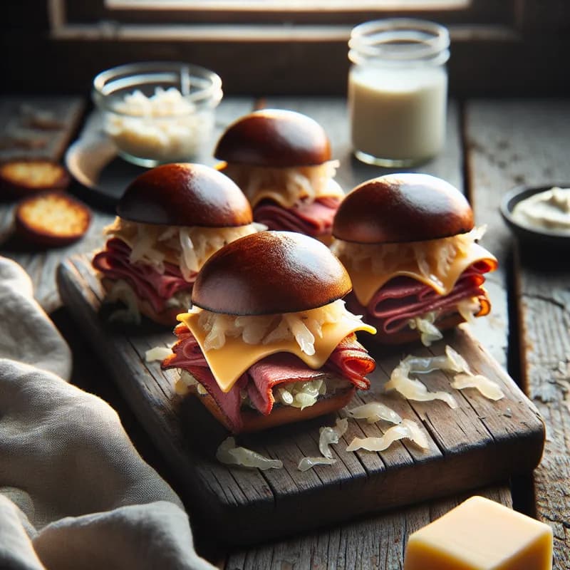 Smoky Reuben Slider