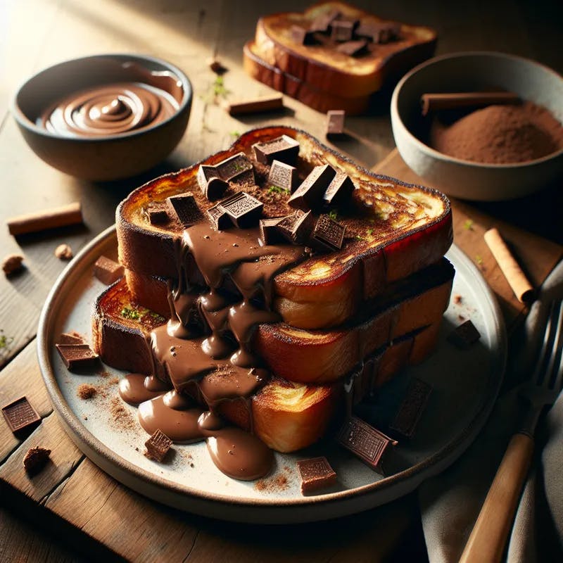 Choco-Filled French Toast