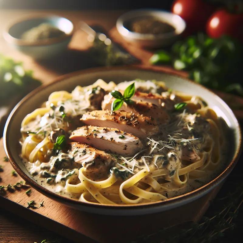 Creamy Herb Chicken Alfredo