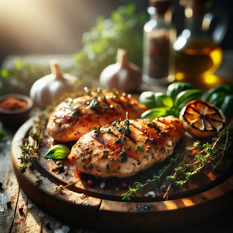 Grilled Herb-Infused Chicken 