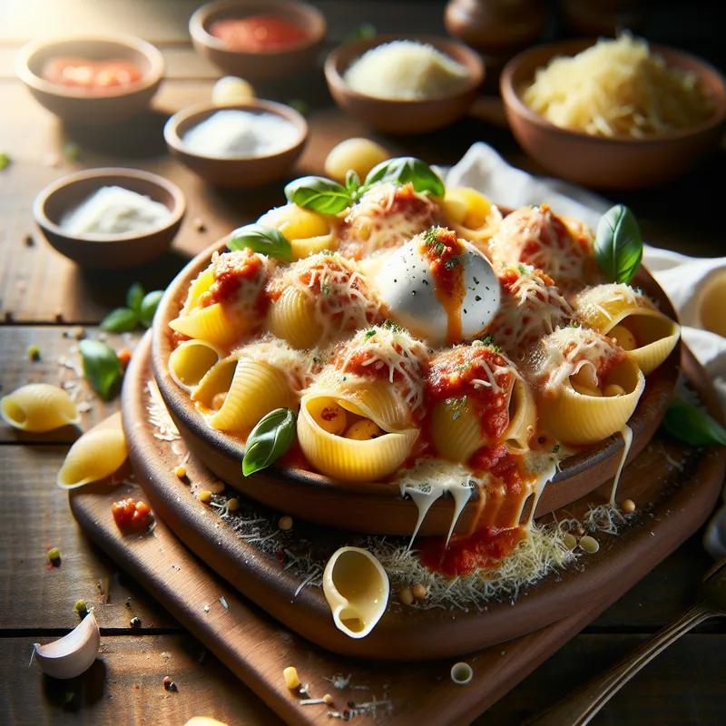 Cheesy Paradise Stuffed Shells