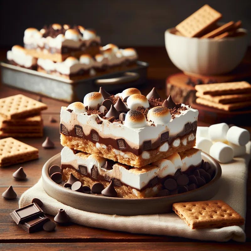 S'mores Icebox Bars