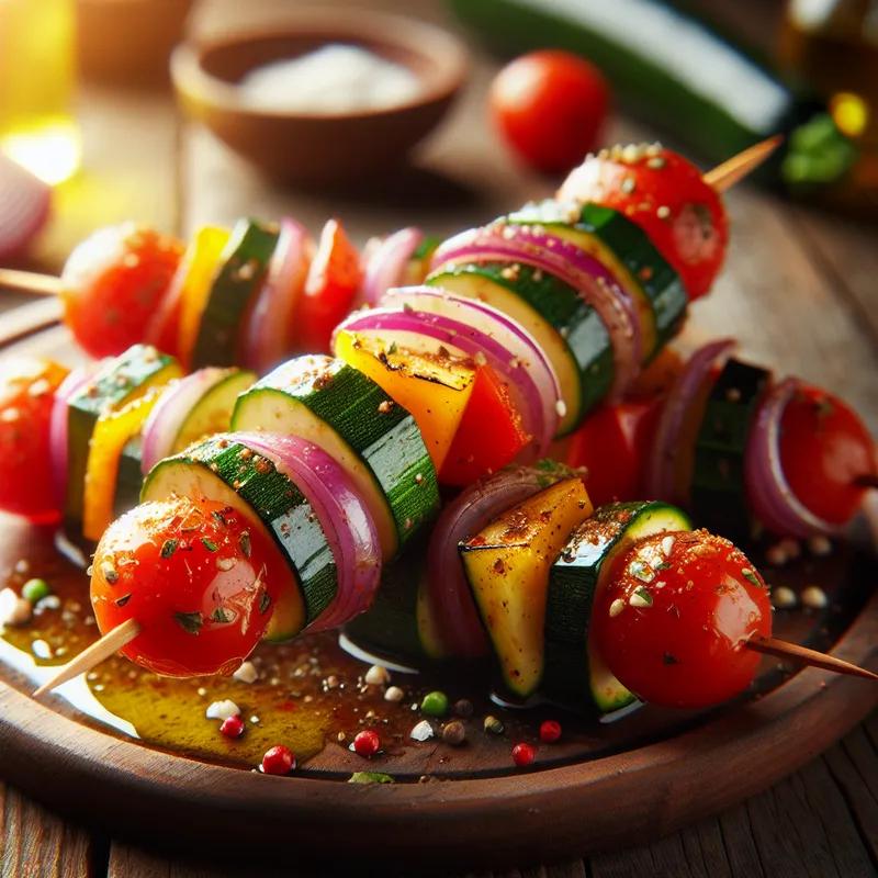 Mediterranean Veggie Skewers