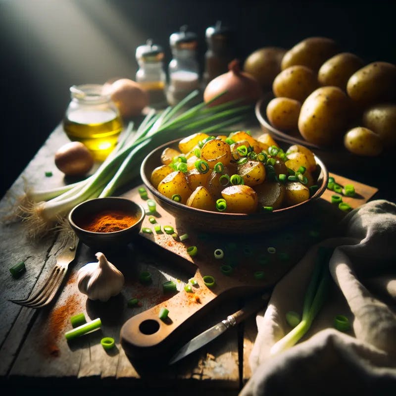 Scallion Roasted Potatoes