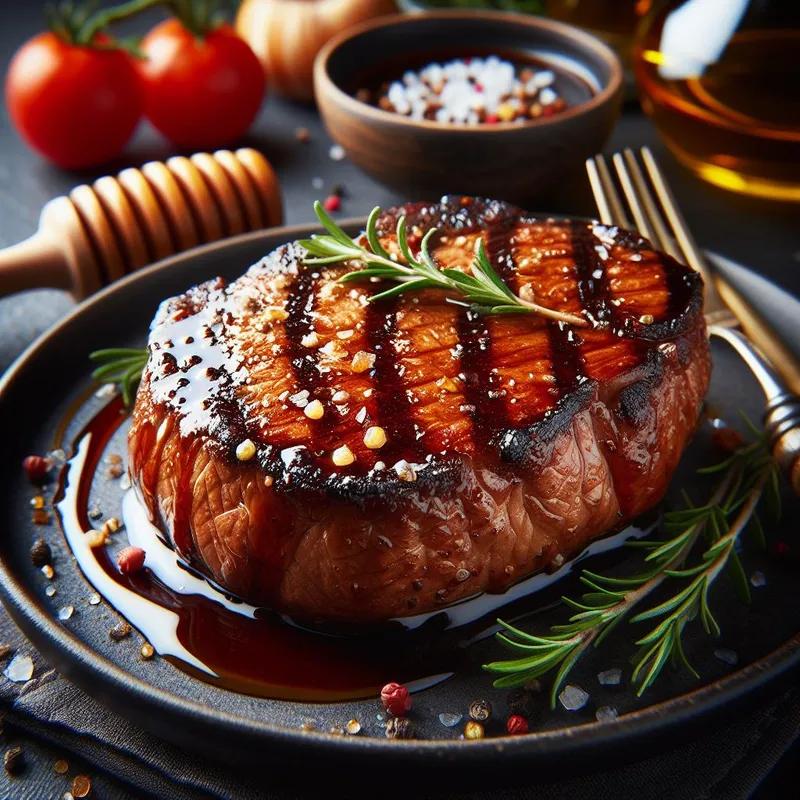 Honey Balsamic Glazed Eye of Round Steak