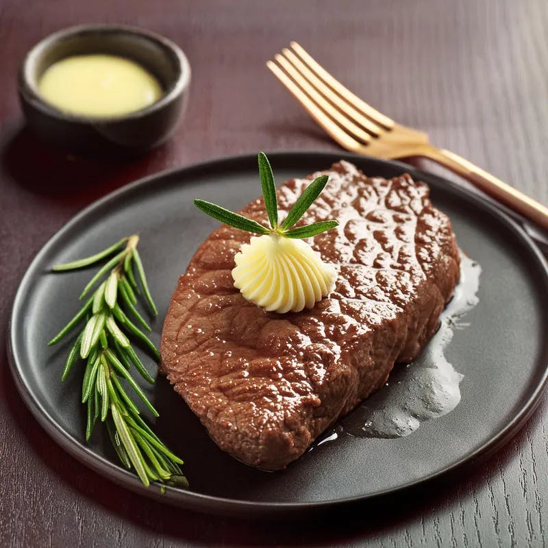 Garlic Herb Butter Flat-Iron Steak