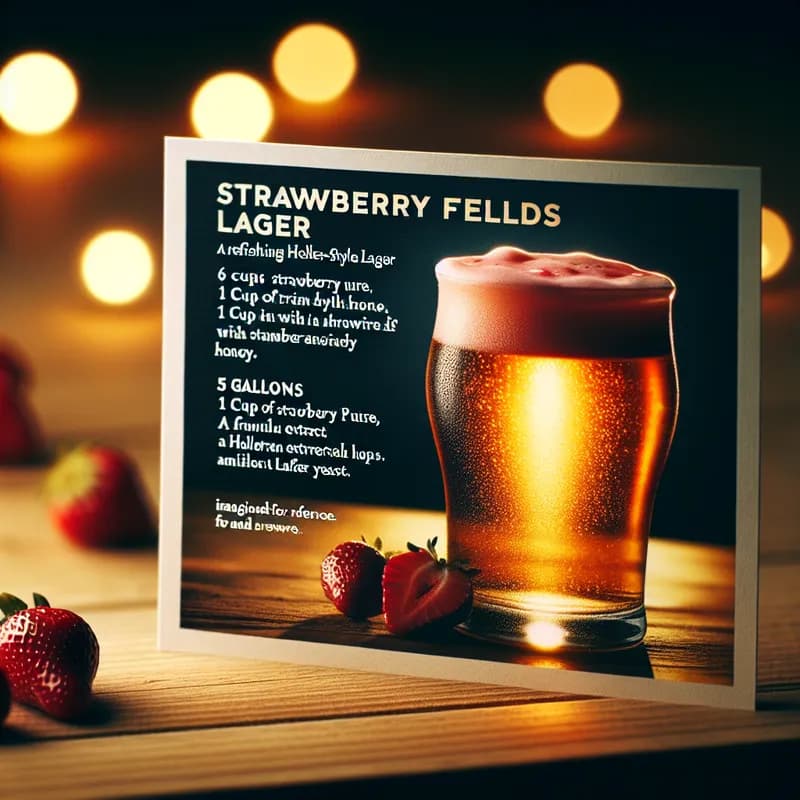 Strawberry Fells Forever Lager