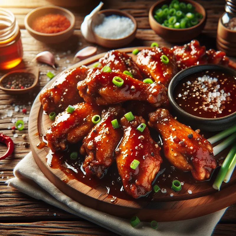 Saucy Glazed Chicken Wings