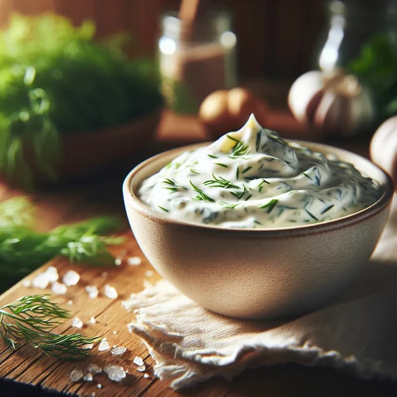 Creamy Dill Cava Yogurt Dressing