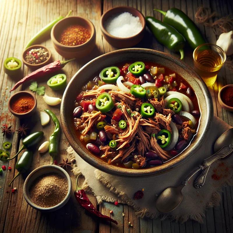 Fiery Pulled Pork and Beef Chili Recipe