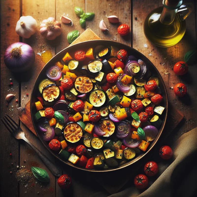 Mediterranean Roasted Vegetable Medley