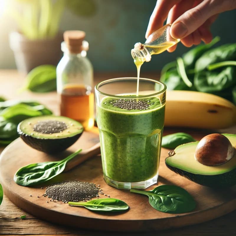 Spinach and Avocado Smoothie Boost