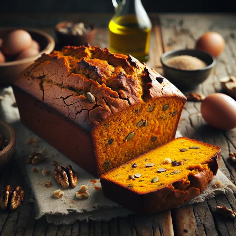 Savory Pumpkin Bread with Olive Oil