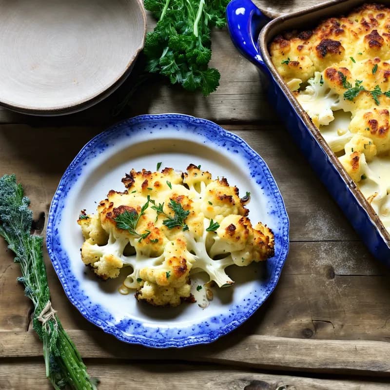 Cheesy Cauliflower Bake Extravaganza