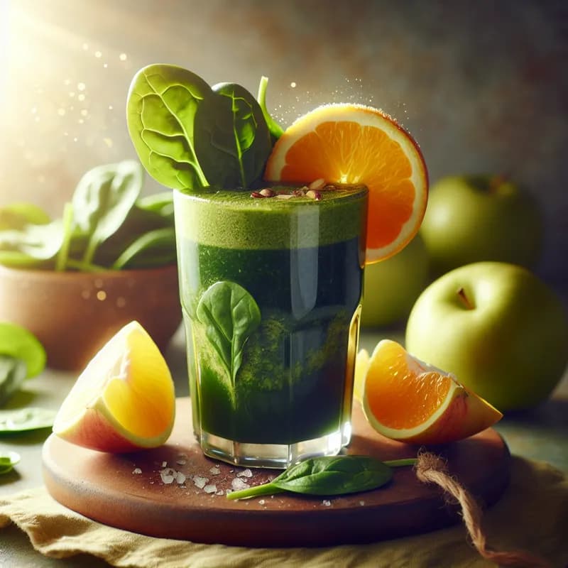 Revitalizing Spinach Citrus Cooler