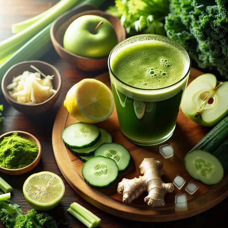 Refreshing Green Detox Juice