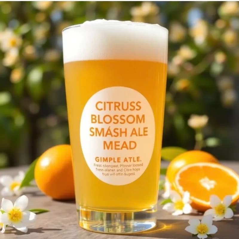 Citrus Blossom SMaSH Ale Mead