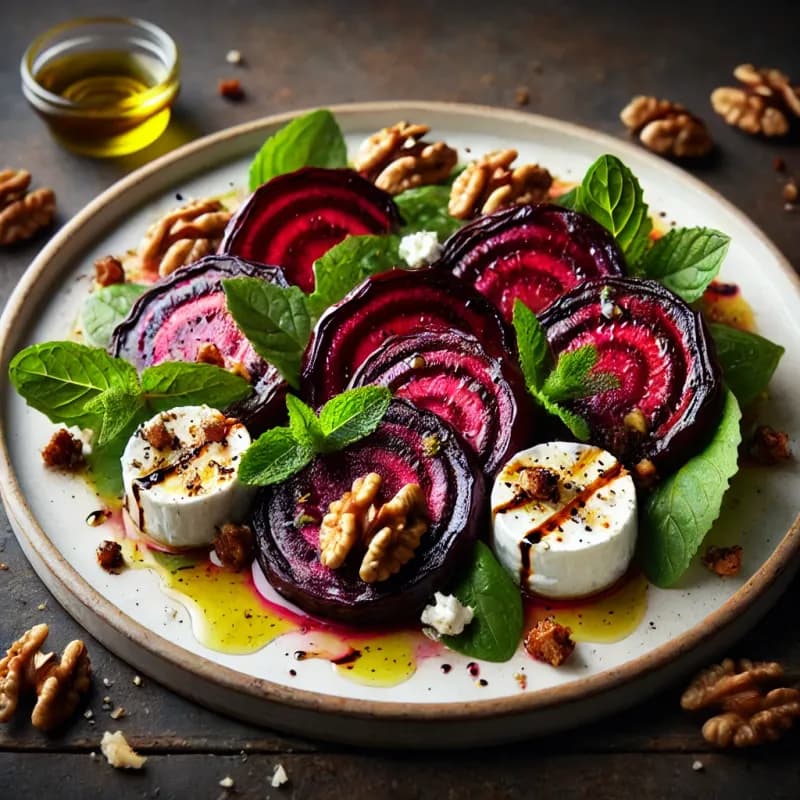 Vibrant Beet and Mint Salad