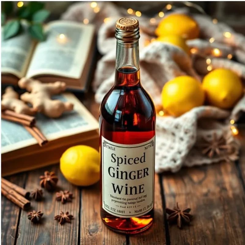 Spiced Ginger Wine