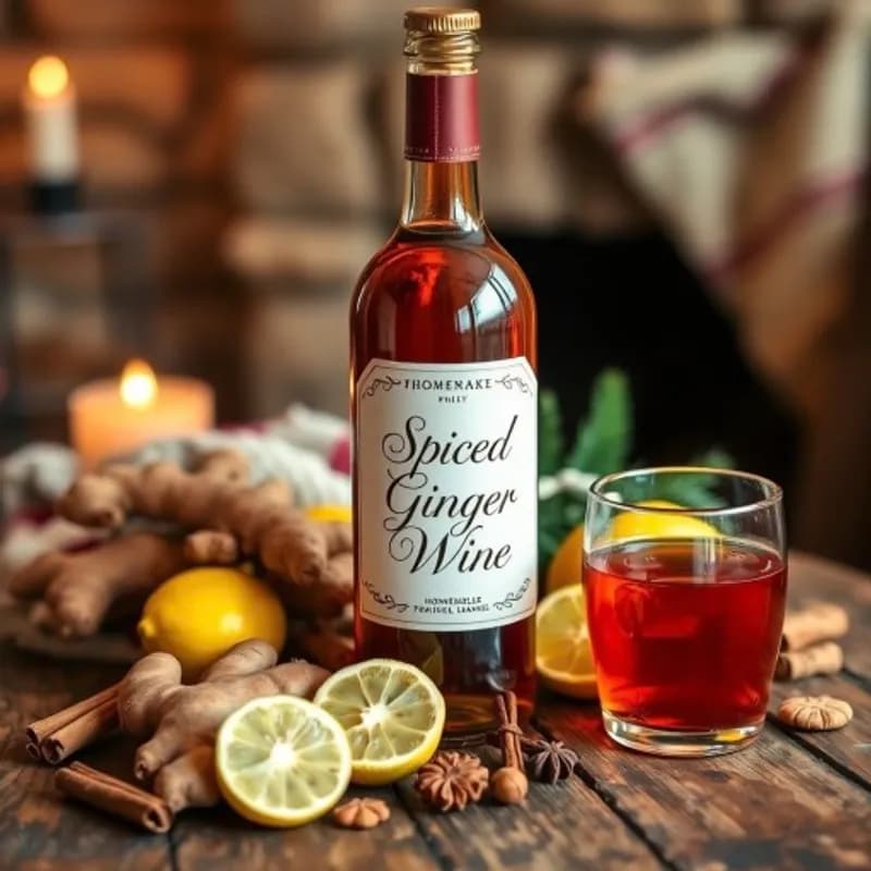 Spiced Ginger Wine