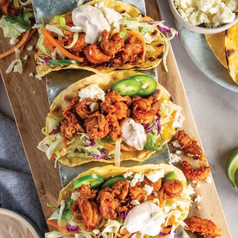 Cajun Crawfish Tacos