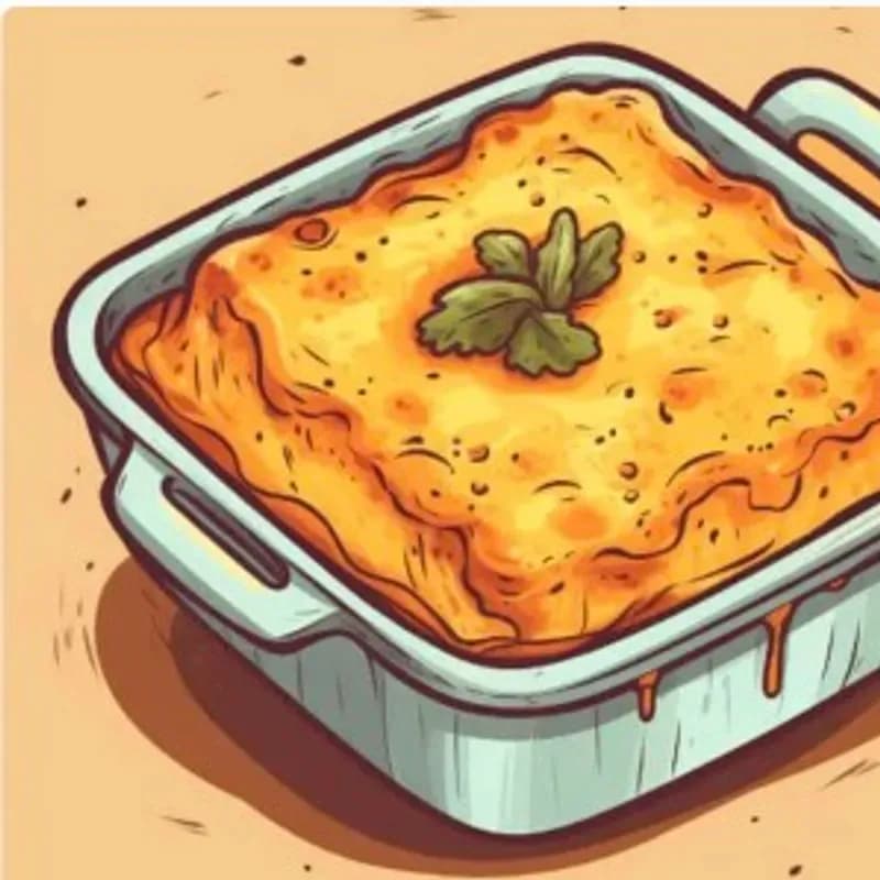 Crayfish and Cheese Strata