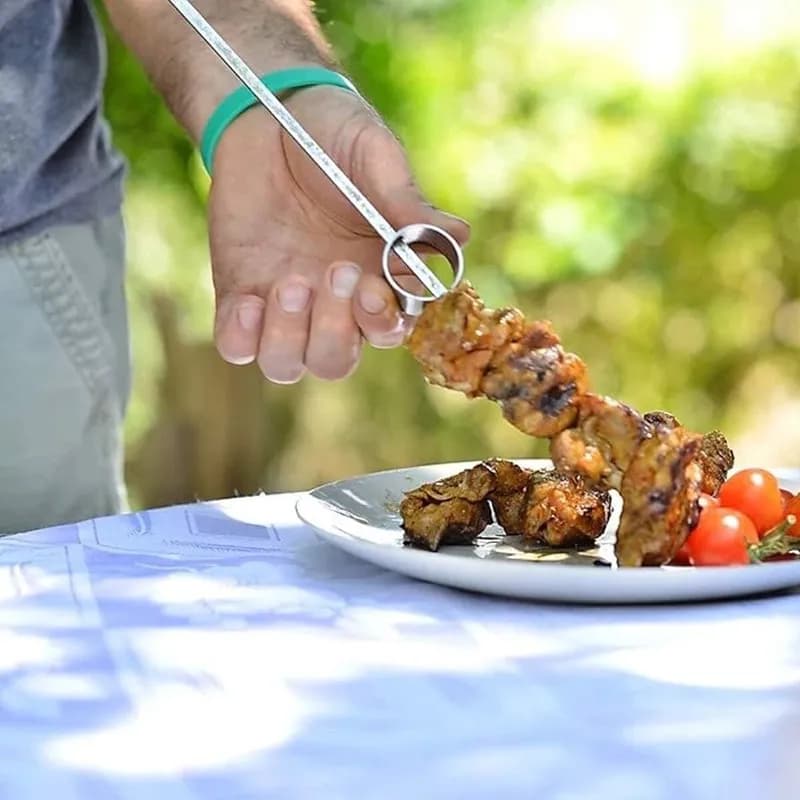 Cumin Lamb Kebabs on a Spitfire BBQ Set