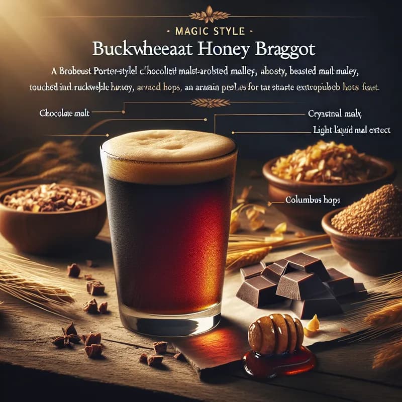 Buckwheat Honey Braggot [Porter-Style]