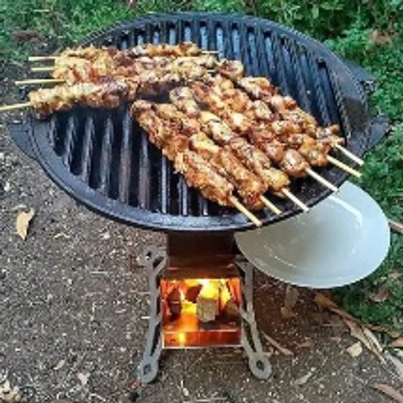 Lamb Kebabs on a Spitfire BBQ Set