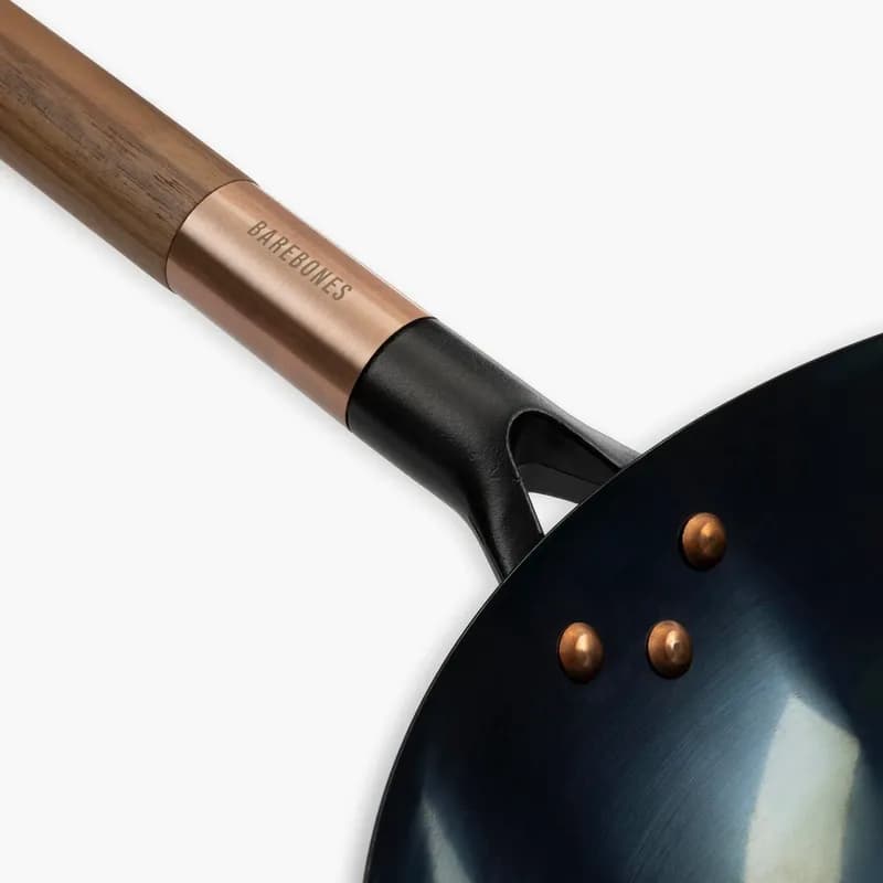 Campfire Egg Fried Rice in a Long Handle Wok