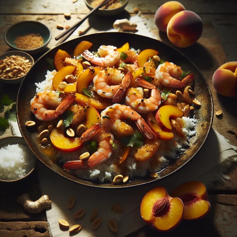 Tropical Ginger Shrimp Wok