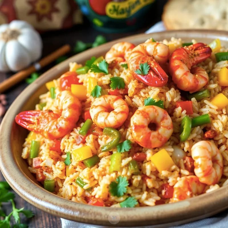 Crawfish Jambalaya