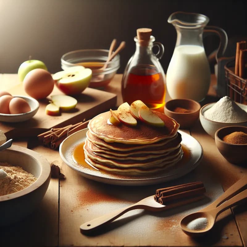 Apple-Cinnamon Bliss Pancakes