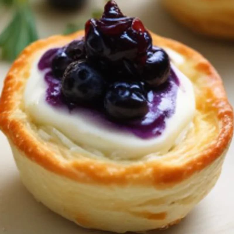 Celestial Brie Bites with Blueberry-Thyme Bliss