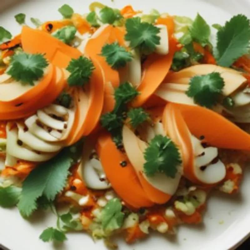 Crisp Carrot and Apple Tartare