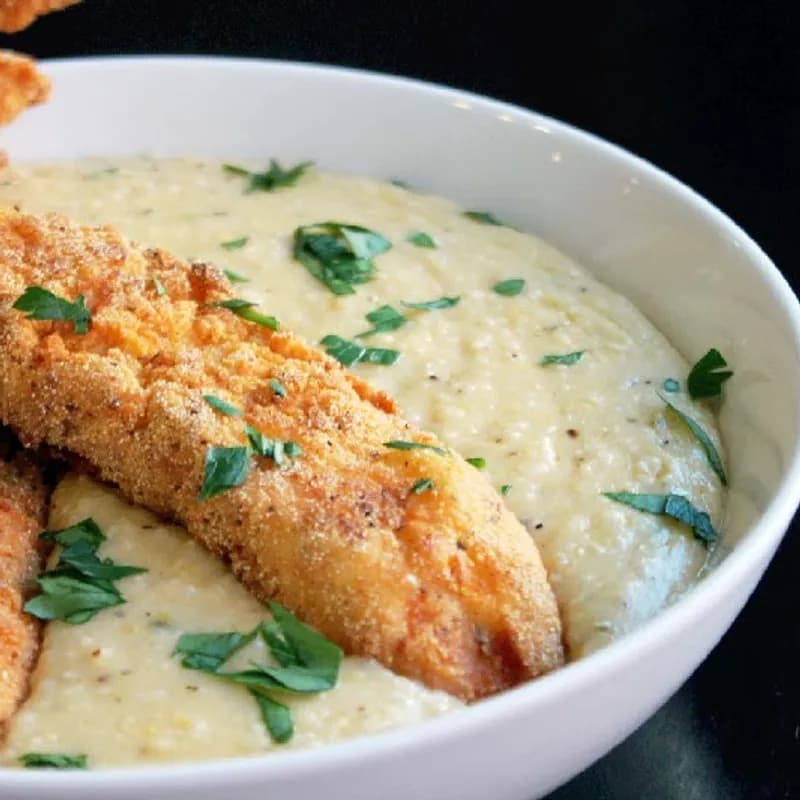 Southern-Style Catfish & Grits Feast